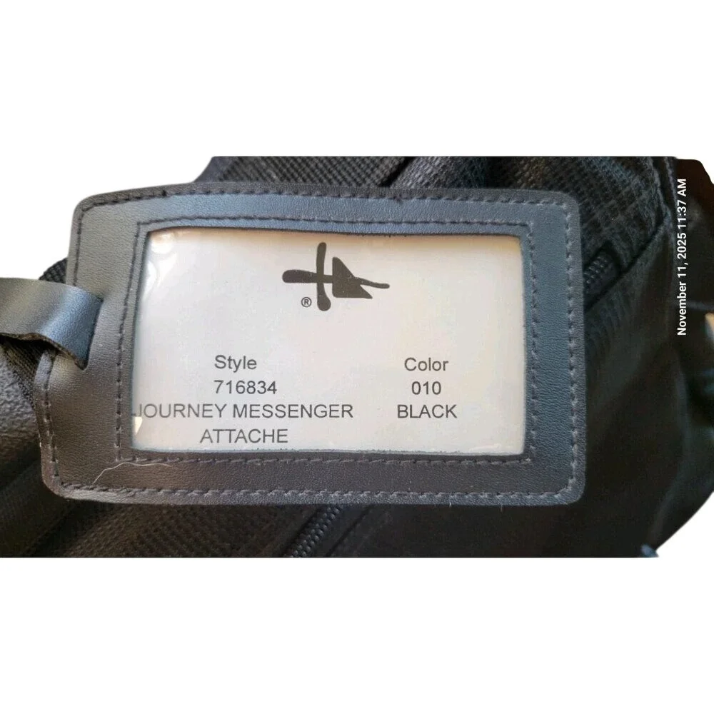 Seattle Mariners‎ Journey Messenger Bag Mens OS Black New MLB Attache 716834